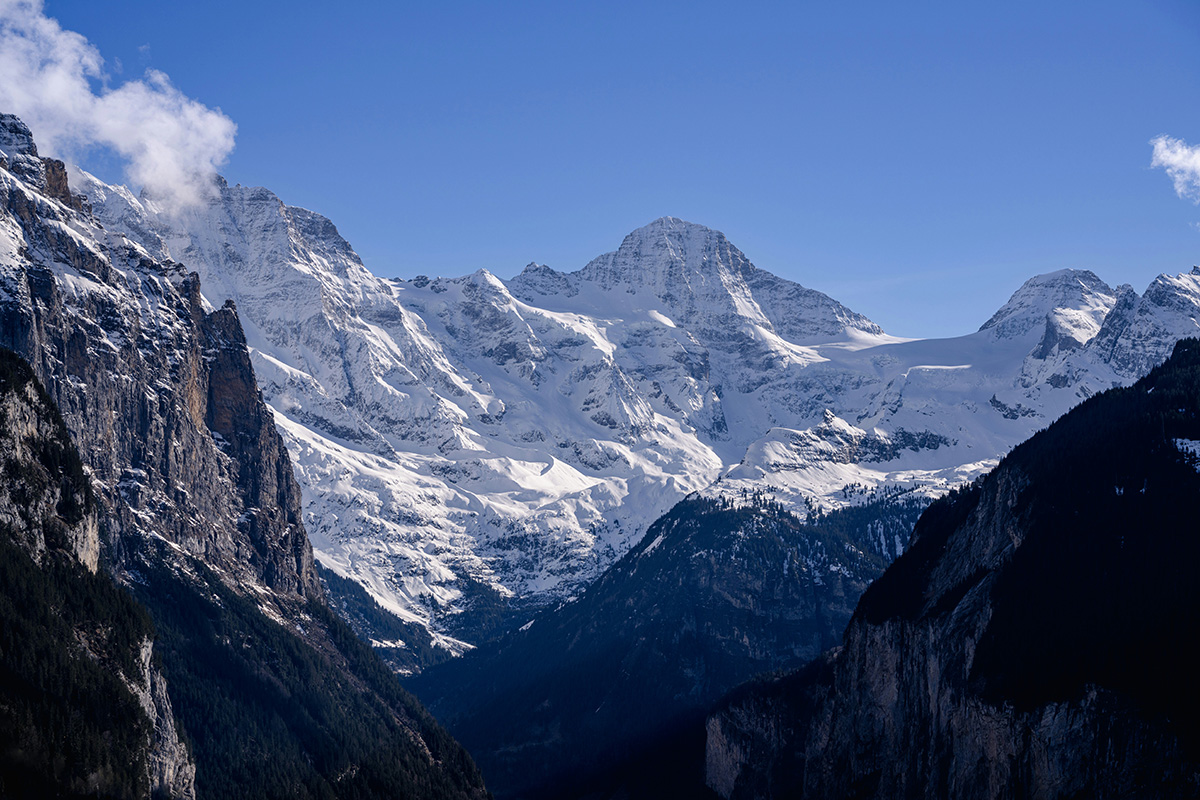 Blickpunkt Berner Oberland im Januar 2025