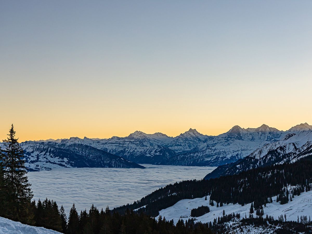 Blickpunkt Berner Oberland im Januar 2024