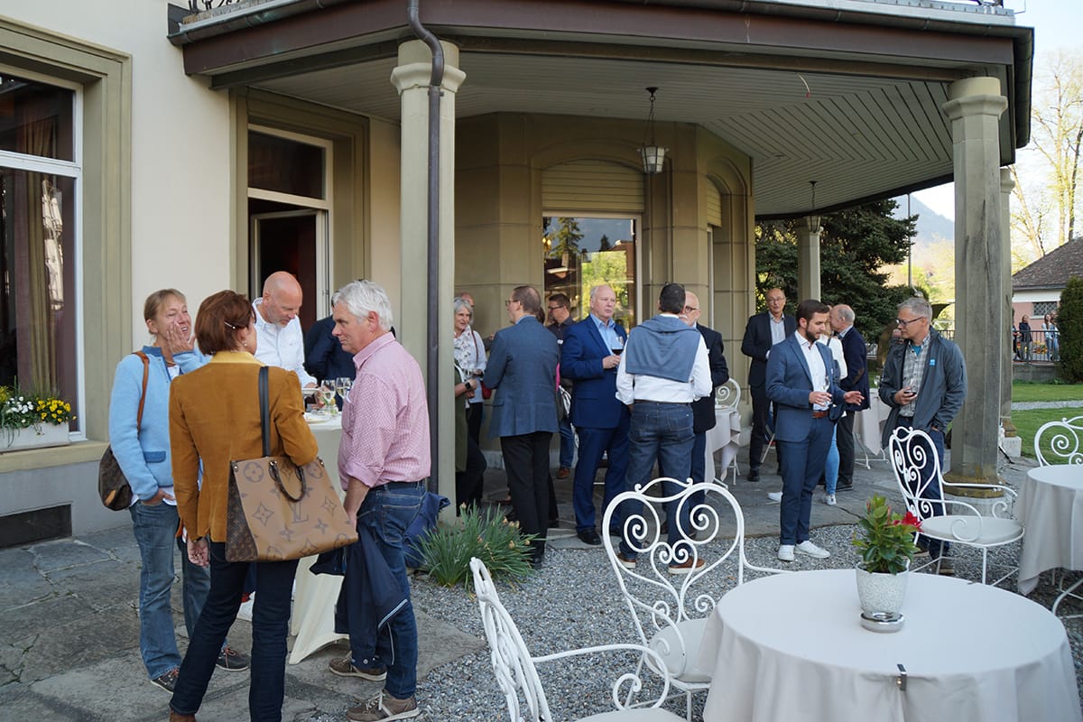 Bild Eintreffen der Gäste zur 102. Generalversammlung