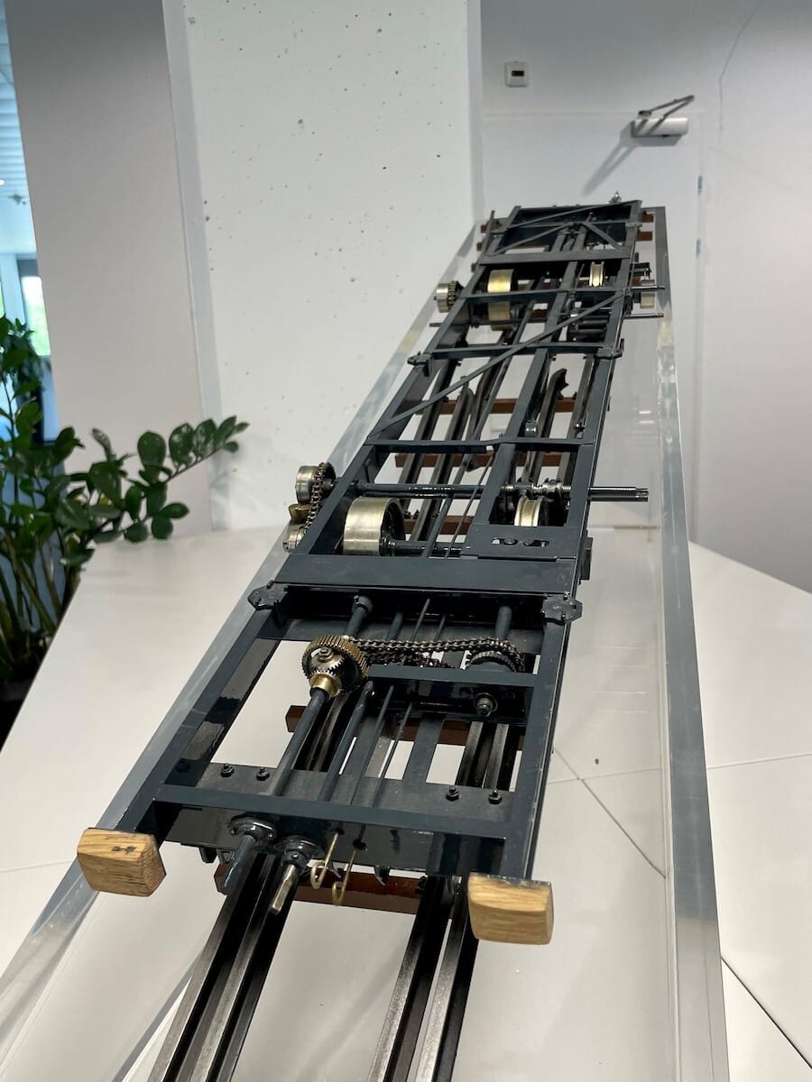 Bild Fahrgestell Standseilbahn