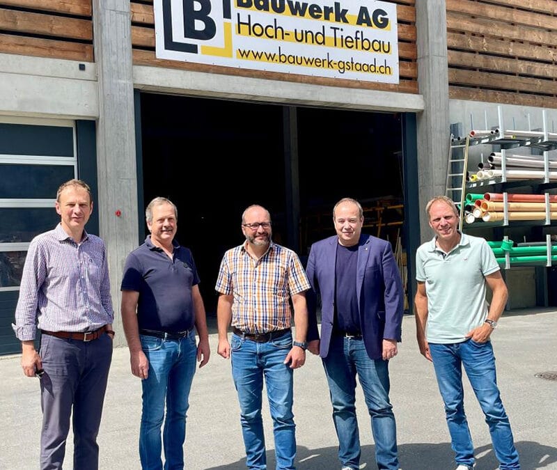 Firmenbesuch bei der Bauwerk AG in Gstaad