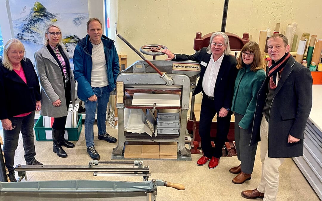 Firmenbesuch bei Galerie Hodler in Thun