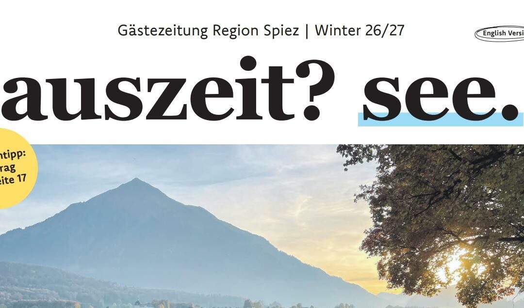 Spiez Marketing lanciert Zeitung für die Region